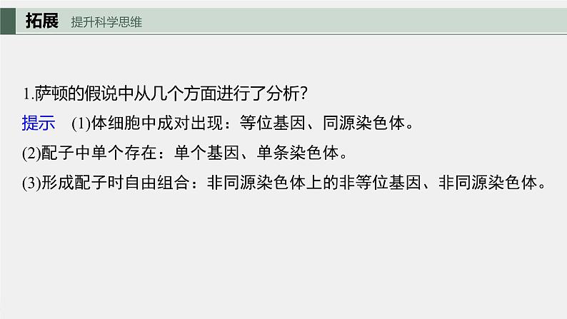 （新人教版）高考生物一轮复习讲义课件 第5单元　第7课时　基因在染色体上的假说与证据（含解析）第6页