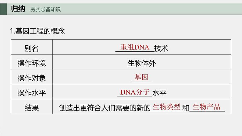 （新人教版）高考生物一轮复习讲义课件 第10单元　第6课时　基因工程的基本工具和基本操作程序（含解析）第5页