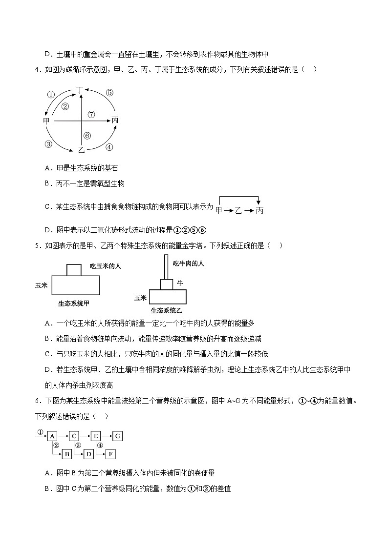 新高考生物二轮复习讲练测第15讲 生态系统及人与环境（练习）（2份，原卷版+解析版）02