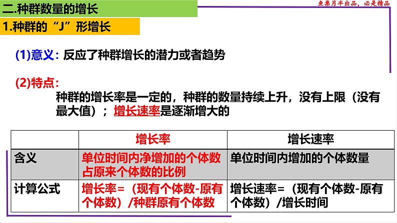 （新人教版）新高考生物一轮复习精讲课件66种群的数量变化及影响因素（含答案）第6页