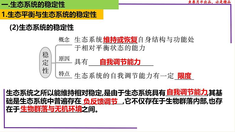 （新人教版）新高考生物一轮复习精讲课件73生态系统的稳定性（含答案）第5页