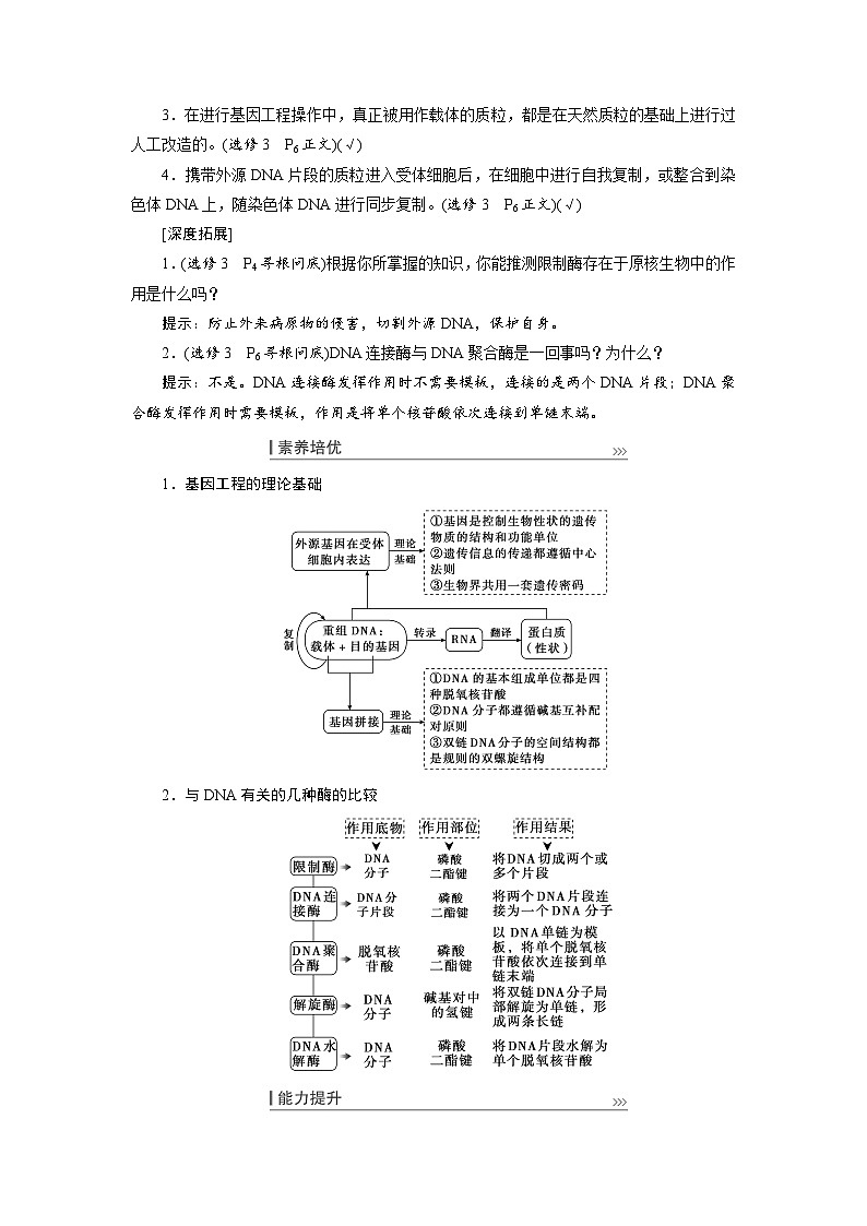 新高考生物一轮复习学案：第35讲　基因工程第2页