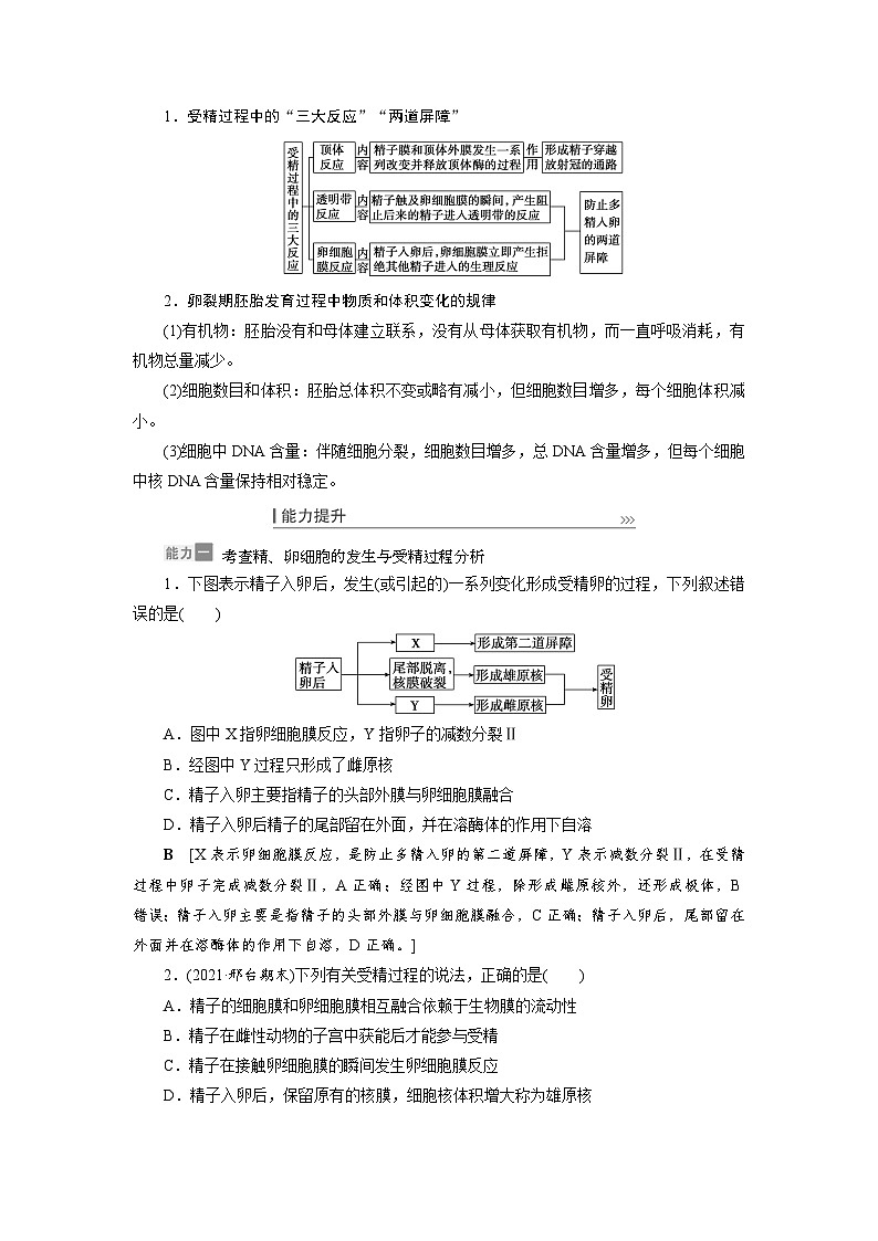 新高考生物一轮复习学案：第37讲　胚胎工程与生态工程(含生物技术的安全性和伦理问题)第3页