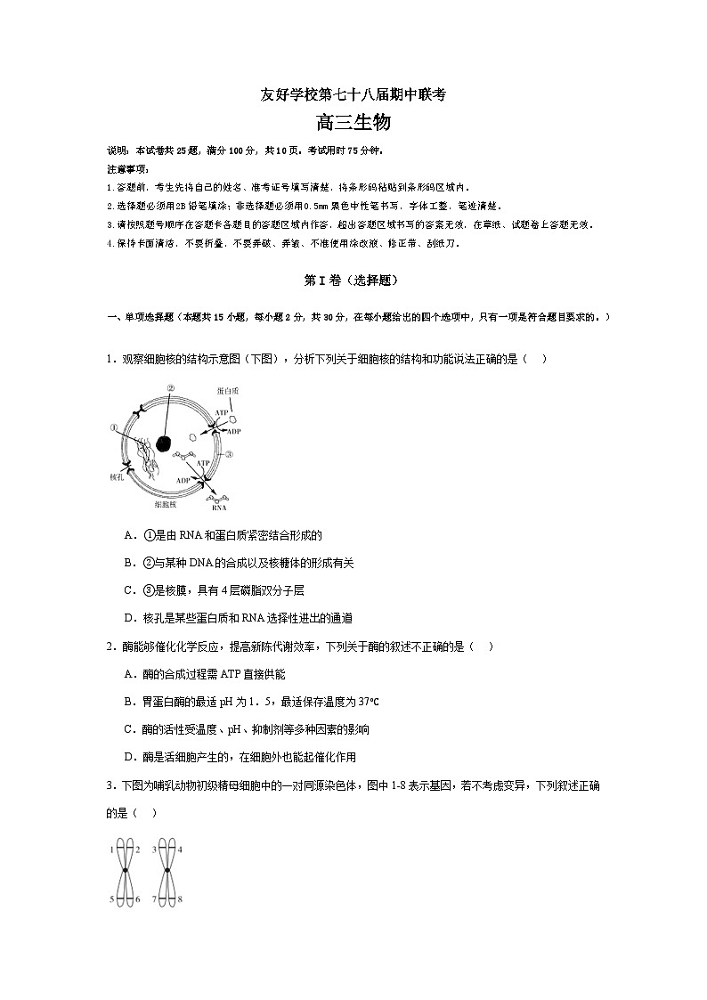 高三五校联考第1页