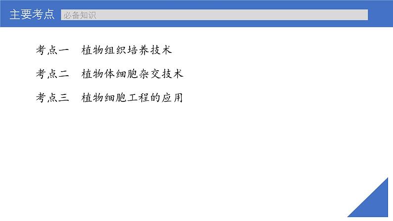 新高考生物一轮复习考点课件第54讲 植物细胞工程（含解析）第4页