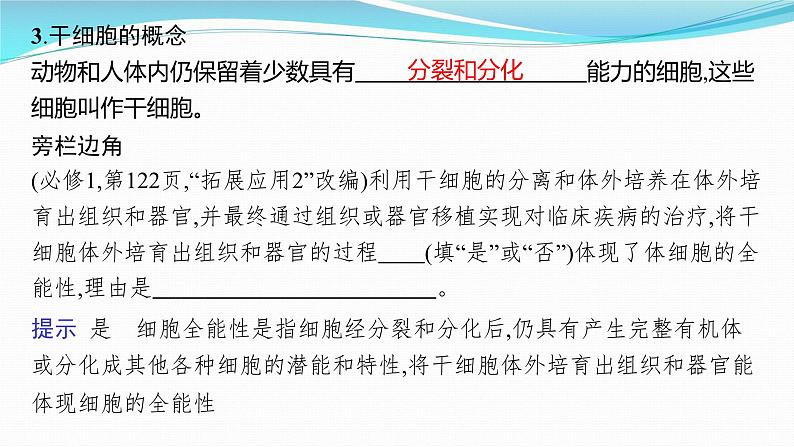 新高考生物一轮复习课件：第13讲　细胞的分化、衰老和死亡（含解析）第8页