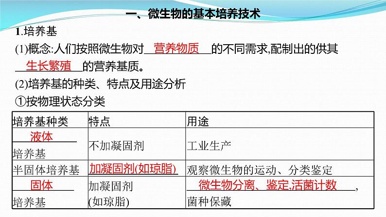 新高考生物一轮复习课件：第34讲　微生物的培养技术及应用（含解析）03