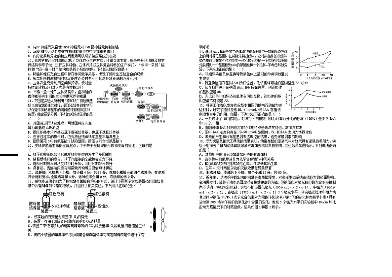 江西省宜春市上高二中2024-2025学年高三上学期10月期中生物试题02