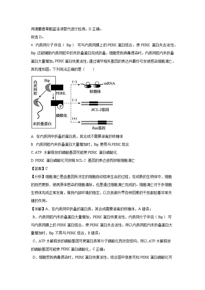 广东省佛山市2024-2025学年高三上学期9月生物联考试卷（解析版）第3页