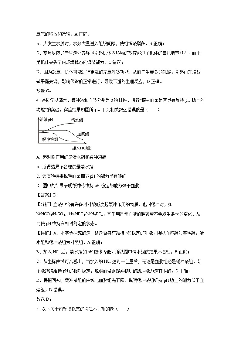 河南部分学校2024-2025学年高二上学期9月月考生物试题（解析版）第3页