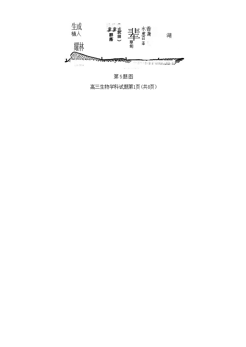 【百强校大联考】【浙江卷】2024-2025学年第一学期2025届天域全国名校协作体联考暨浙江省10月联考（10.6-10.8）             生物试卷第2页