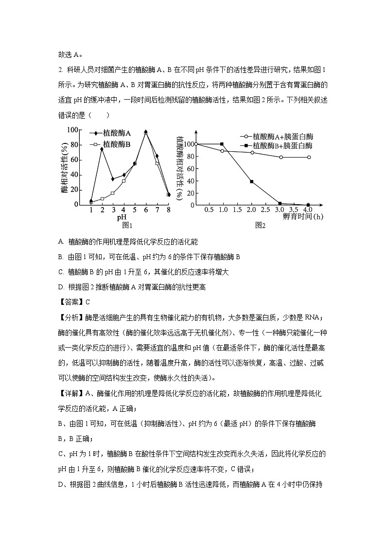 2024届江西省重点中学盟校高三下学期第二次联考生物试卷（解析版）第2页