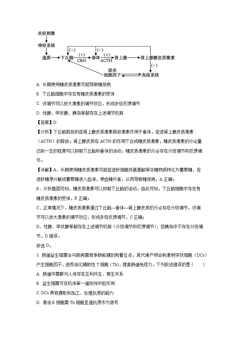 江苏省盐城市2023-2024学年高二下学期6月期末生物试卷(解析版)第2页