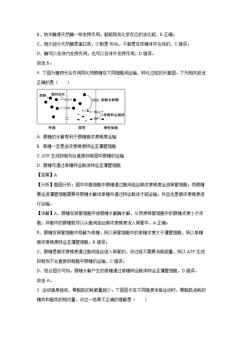 北京市房山区2023-2024学年高一下学期期末生物试卷(解析版)第3页