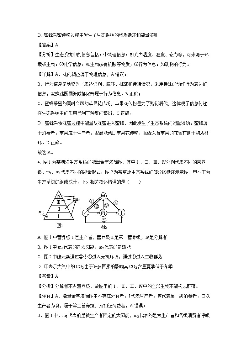 江西省于都中学等多校联考2023-2024学年高二下学期5月月考生物试卷(解析版)03