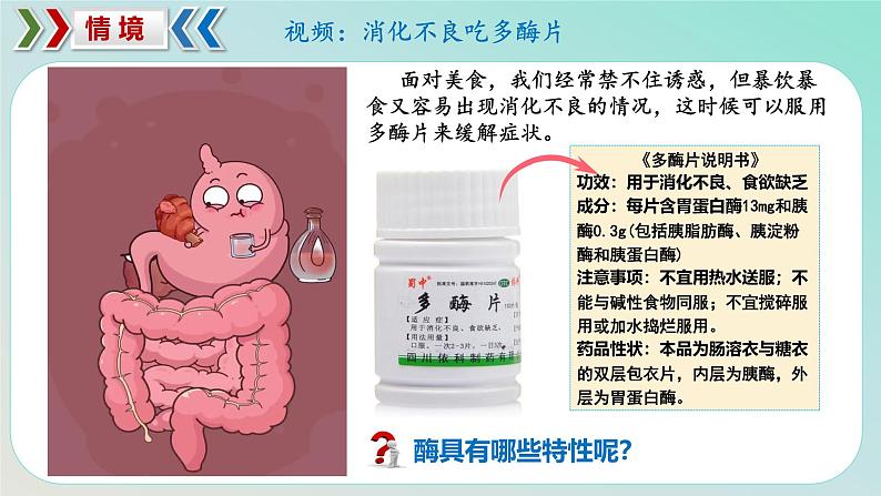 5.1 降低化学反应活化能的酶（二、 酶的特性） -2024-2025学年高一生物同步教学课件（人教版2019必修1）第2页