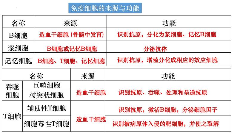 第39讲 免疫系统的组成、功能、特异性免疫-  备战2025年高考生物一轮复习精品课件06