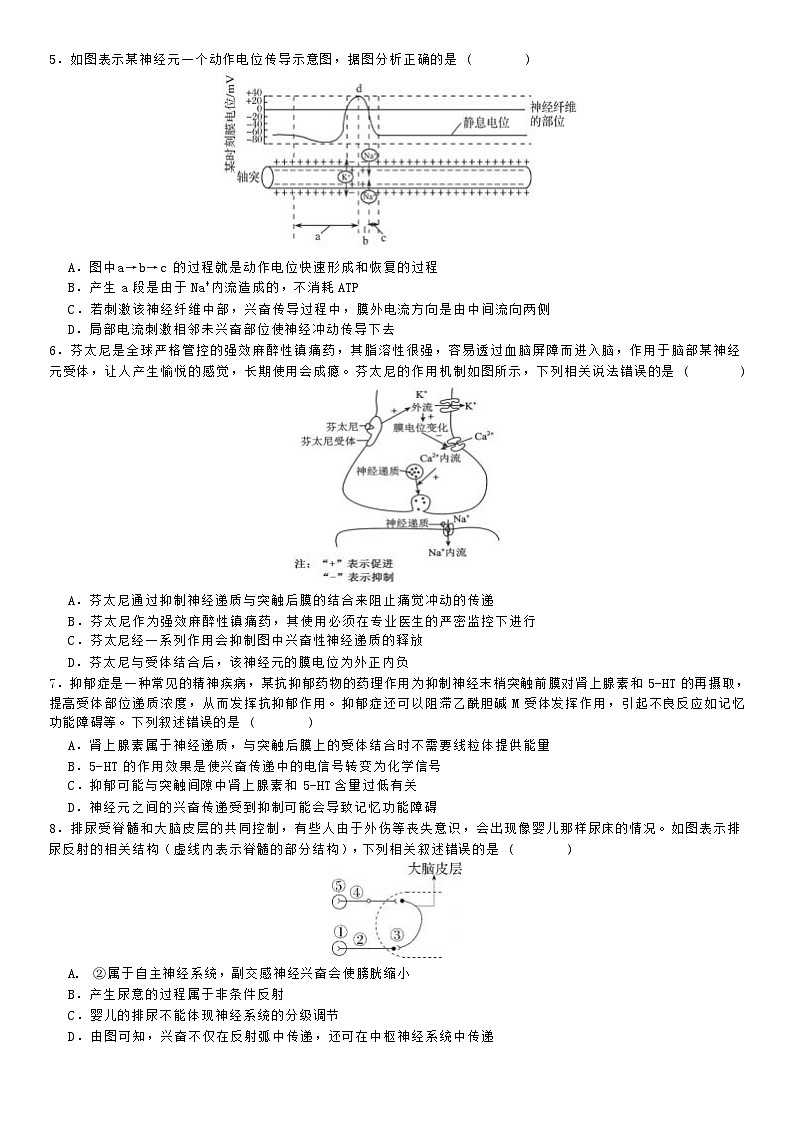广东省惠州市惠城区惠州中学2024-2025学年高二上学期11月期中考试生物试题第2页