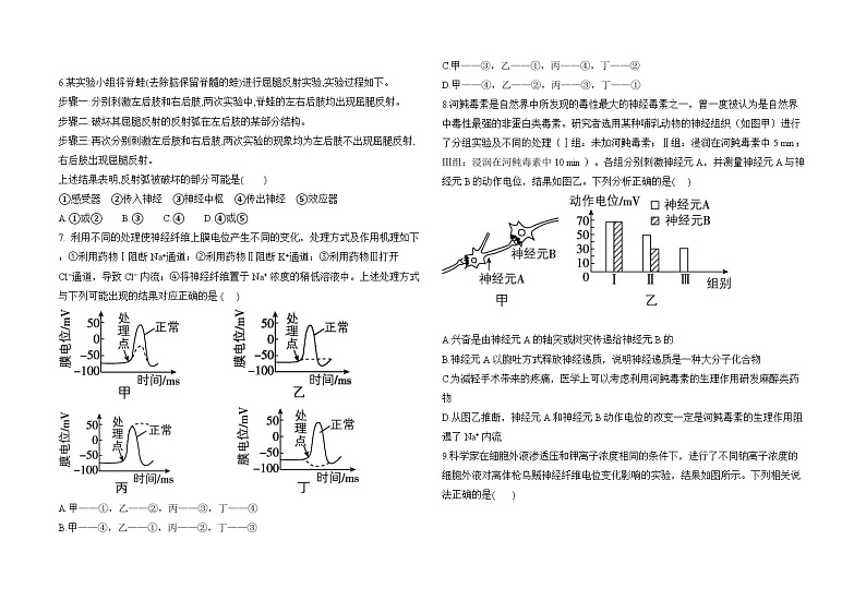 山东省菏泽市山东省2024-2025学年高二上学期10月月考生物试题第2页