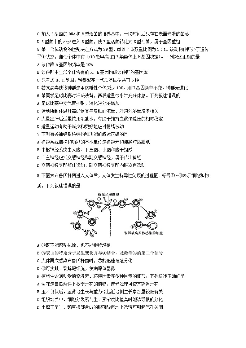 生物试题第2页