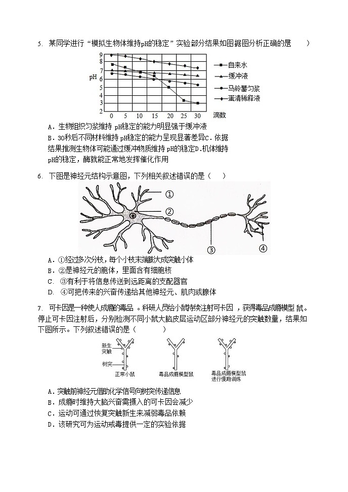 辽宁省滨城高中联盟2023_2024学年高二生物上学期10月月考试题无答案第2页