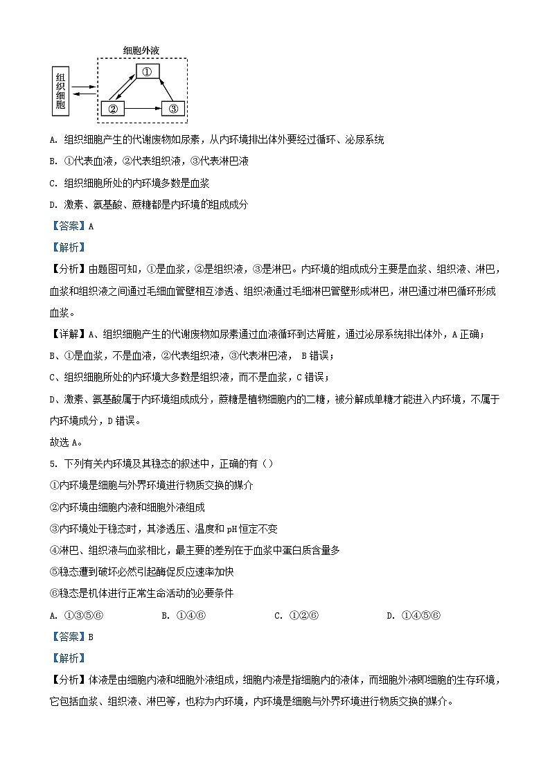四川省广安市岳池县2023_2024学年高二生物上学期第一次月考试题含解析03