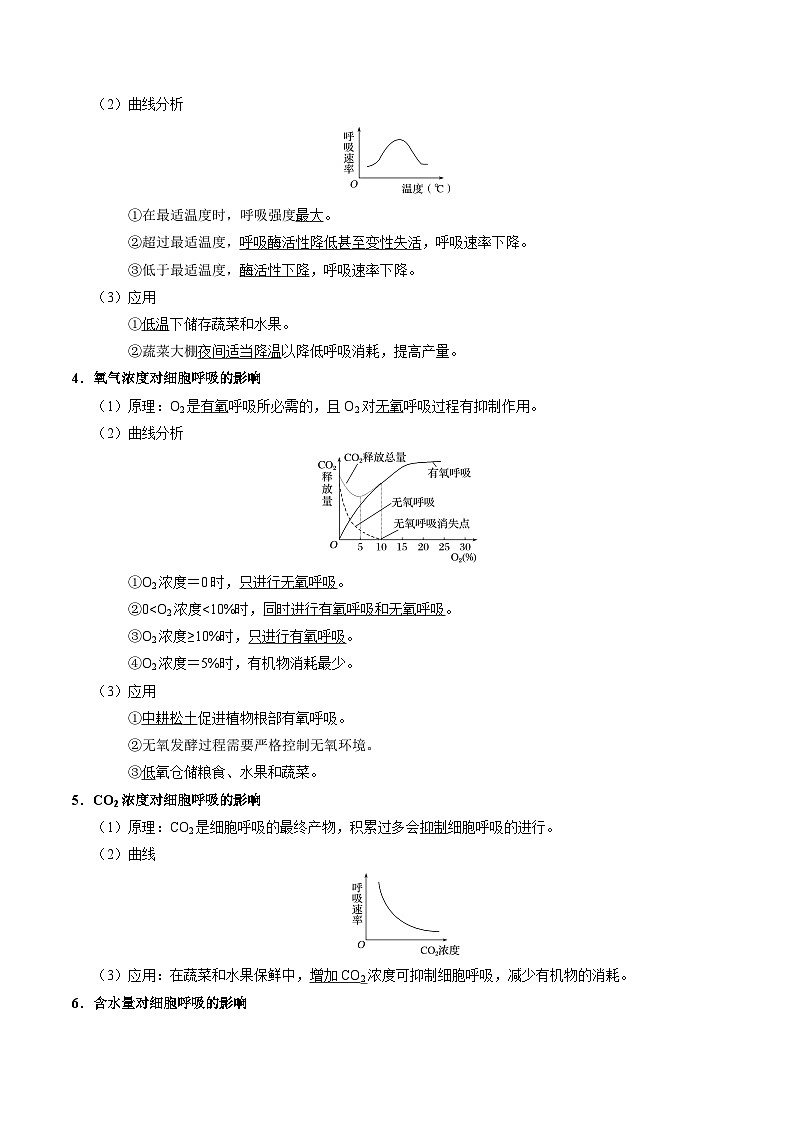 备战2025年高考生物考点一遍过考点17细胞呼吸教案（Word版附解析）02
