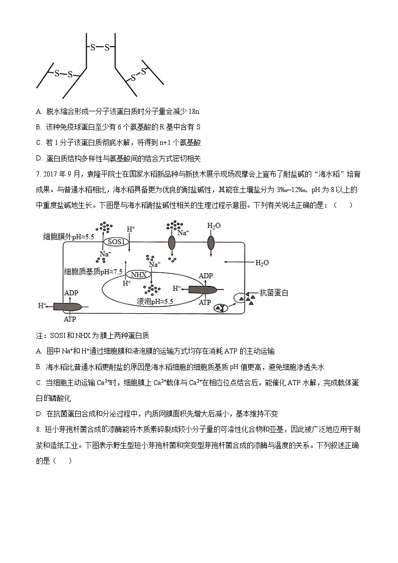 湖南省沅澧共同体2024-2025学年高三上学期第二次联考生物试题无答案第3页
