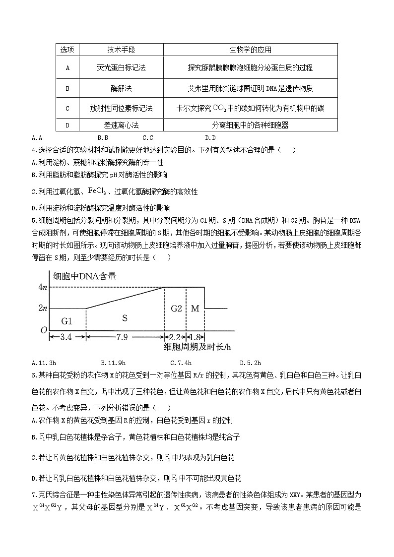 2025湖南省部分学校高三上学期一轮复习期中联考生物试题含解析第2页
