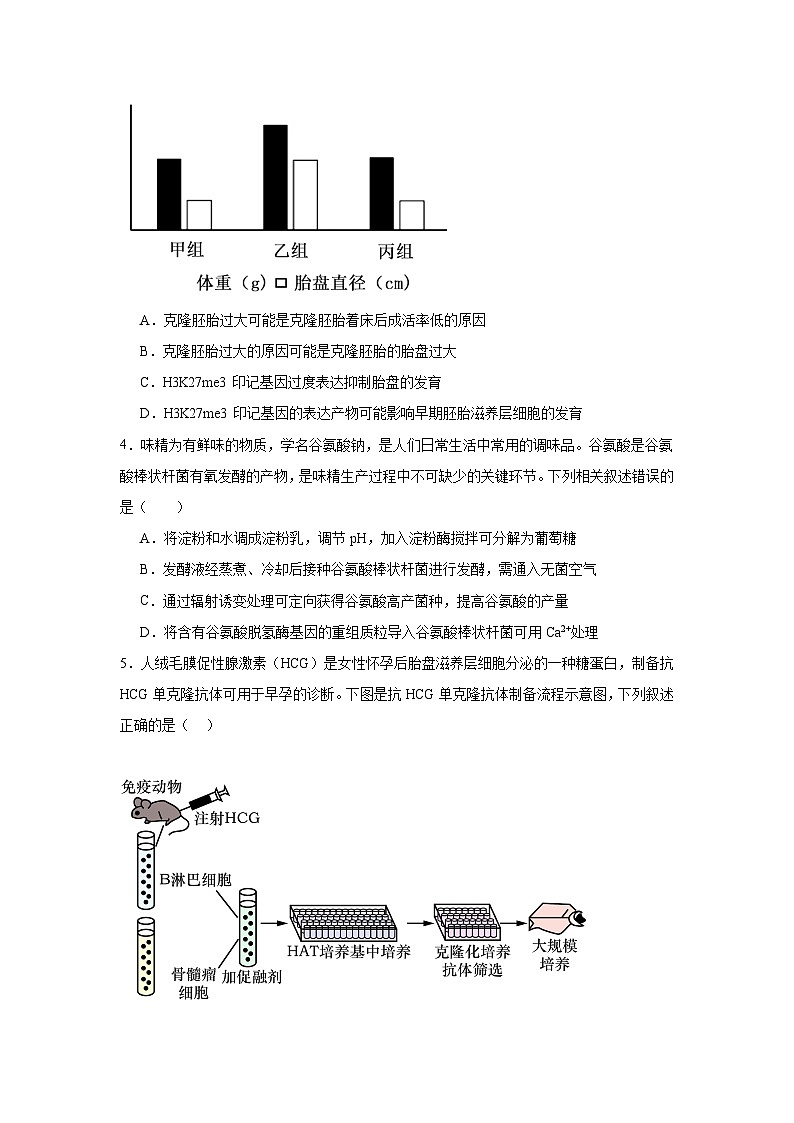 2025届河南省郑州市郑东新区高三一模生物试题第2页