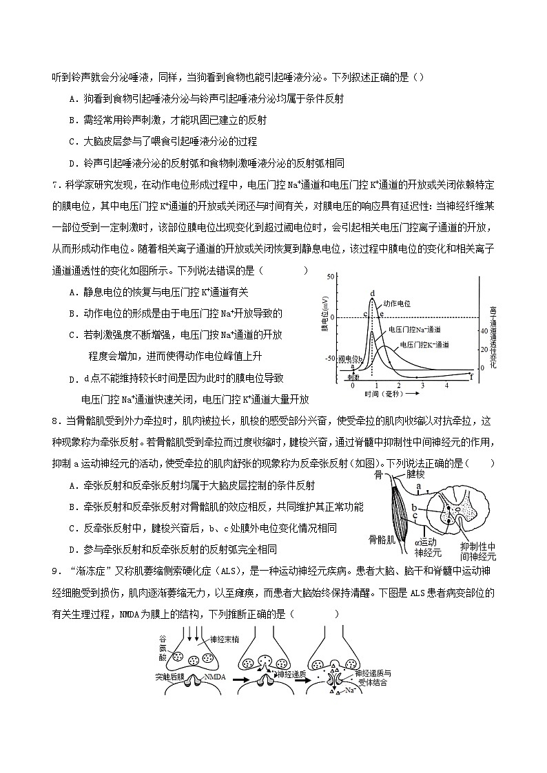 湖北省2023_2024学年高二生物上学期10月月考试题第2页