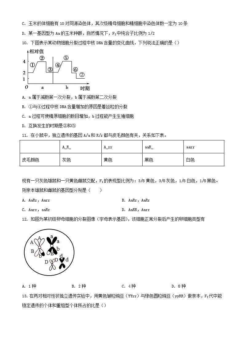 天津市滨海新区大港2023_2024学年高三生物上学期第一次月考试题含解析第3页