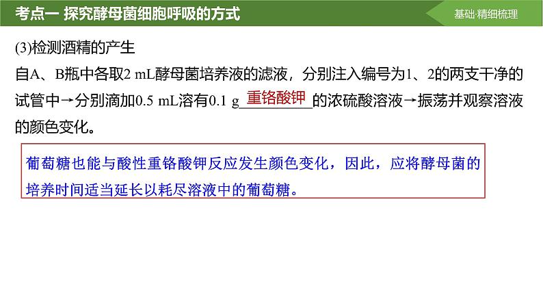 2025届高三生物一轮复习课件第12讲：细胞呼吸的影响因素及其应用07