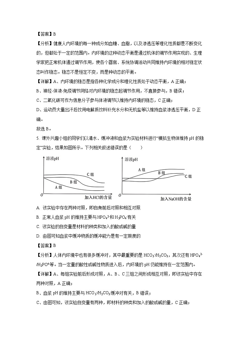 2024-2025学年四川省成都市双流区安宁联盟高二(上)11月期中生物试卷(解析版)第3页