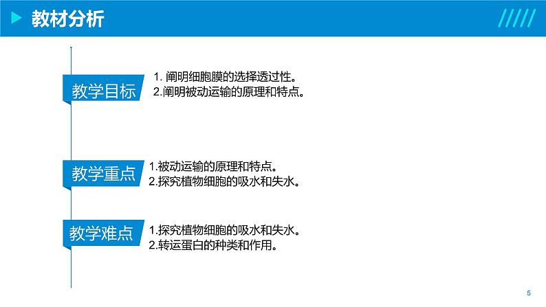 2024-2025人教版(2019)生物必修1《分子与细胞》课件PPT4 细胞的物质输入和输出-4.1被动运输第5页