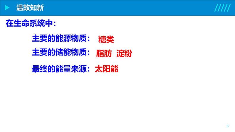 2024-2025人教版(2019)生物必修1《分子与细胞》课件PPT5细胞的能量供应和利用-5.2细胞的能量“货币”ATP第8页