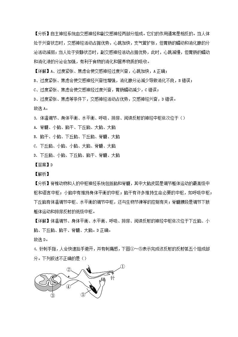 山东省滕州市2023_2024学年高二生物上学期10月月考试题含解析第2页
