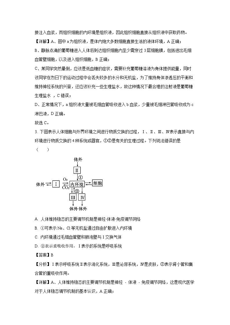 2024-2025学年江苏省镇江市三校、泰州市部分学校高二上期中高二(上)11月期中生物试卷(解析版)第2页