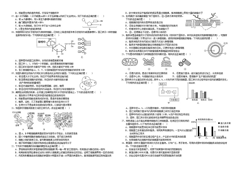 期中生物试卷第2页
