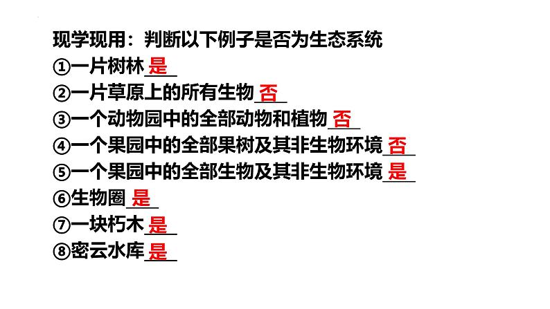 3.1 生态系统的结构-2024-2025学年高二生物同步高效教学课件（人教版2019选择性必修2）第6页