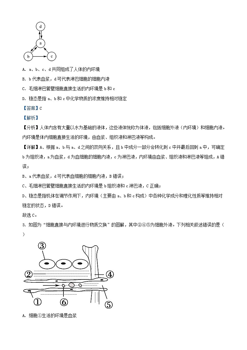 甘肃省武威市联考2023_2024学年高二生物上学期期中试题含解析第2页