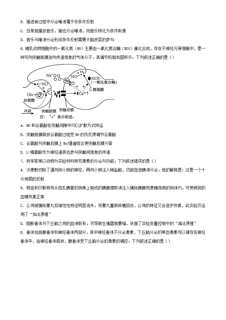 山西省大同市2023_2024学年高二生物上学期期中试题第2页