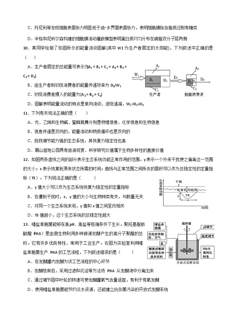 四川省眉山市仁寿第一中学南校区2024-2025学年高三上学期11月期中生物试题（Word版附答案）第3页