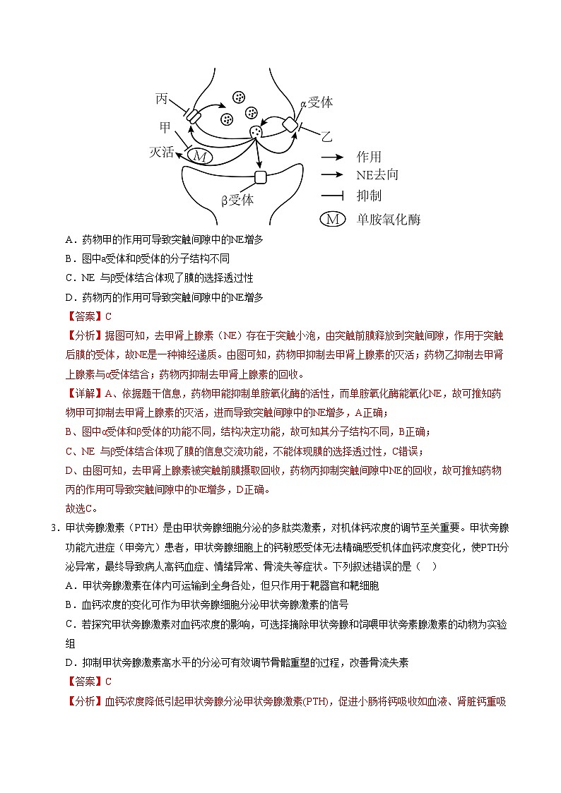 高二生物第三次月考卷02（全解全析）（新高考通用）第2页