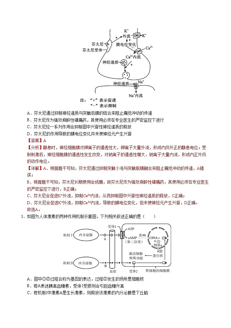 高二生物第三次月考卷03（全解全析）（新高考通用）第2页