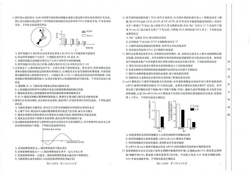 生物丨广西百校联考2025届高三上学期11月月考生物试卷及答案第2页