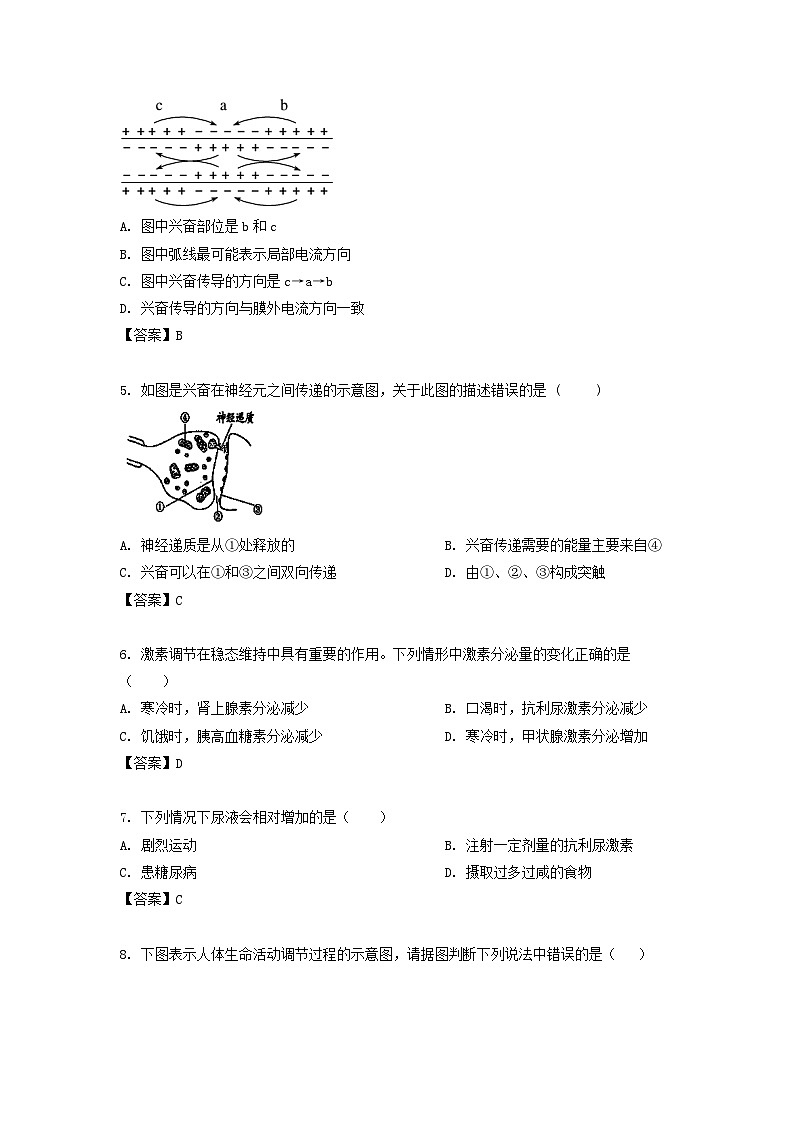 2021-2022学年江苏徐州贾汪高二上学期生物10月月考试题第2页