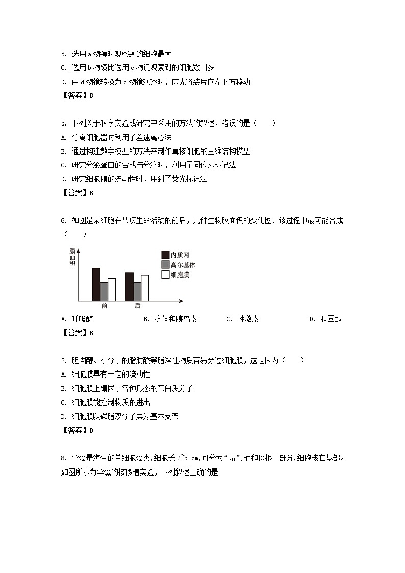 2022-2023学年江苏省盐城高二上学期生物12月月考试题第2页