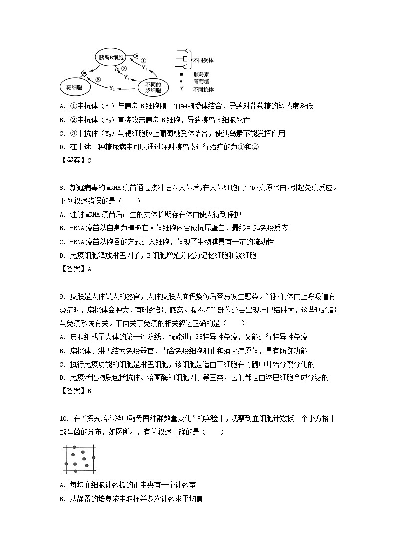 2022-2023学年江苏省盐城高二上学期生物期中考试题第3页