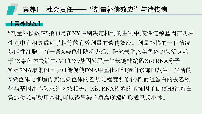 2025届生物高考  二轮复习  遗传信息控制生物性状的遗传规律  素养整合_诠释应用 课件第2页